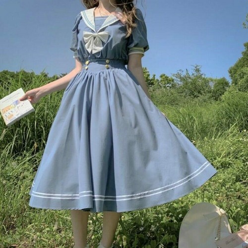 Women lolita girls sailor - girls,