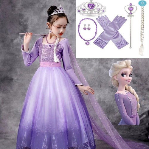 Purple elsa princess - elsa, kids