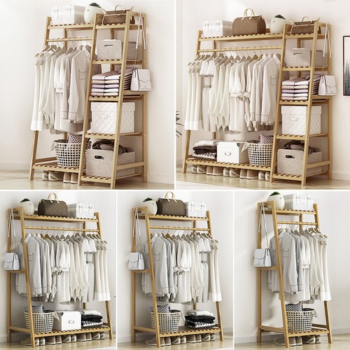 Wood clothes rail - clothes, rack