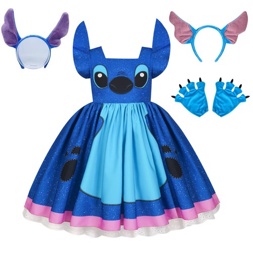 2026 girls lilo stitch cospaly - girls,