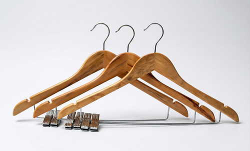 3pcs wooden coat - wooden,