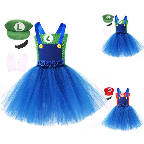 Girls super mario - mario, luigi